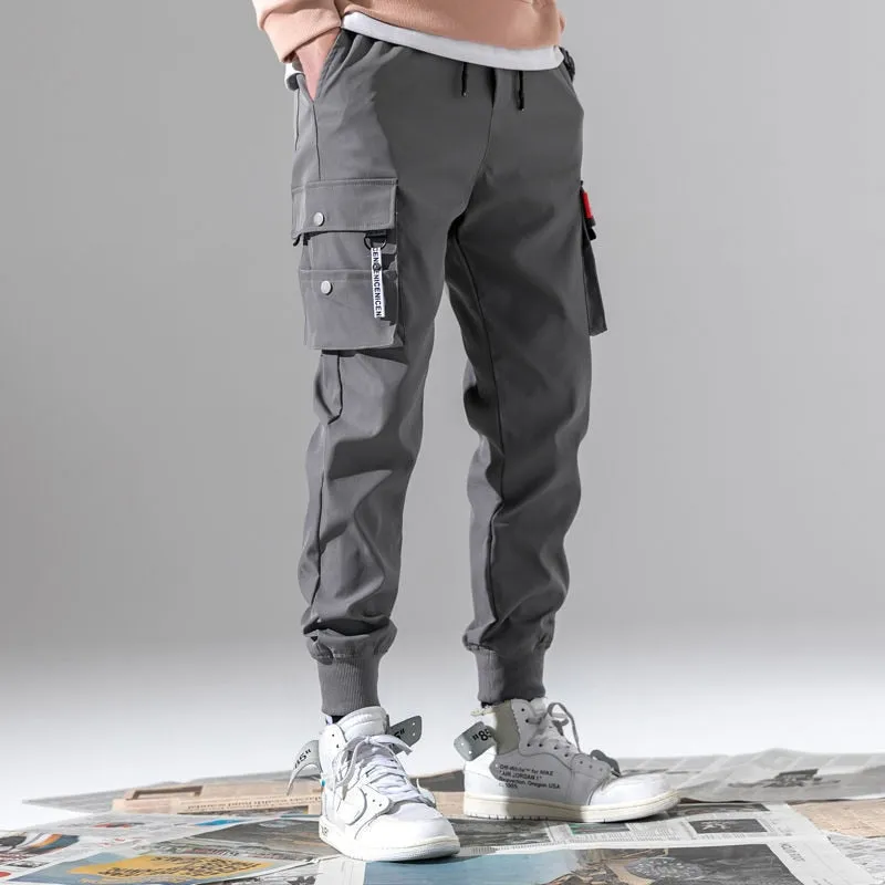 2021 Spring Cargo Pants Men Joggers Harajuku Sports Jogging Trousers Men's Clothing Male Tactical Streetwear