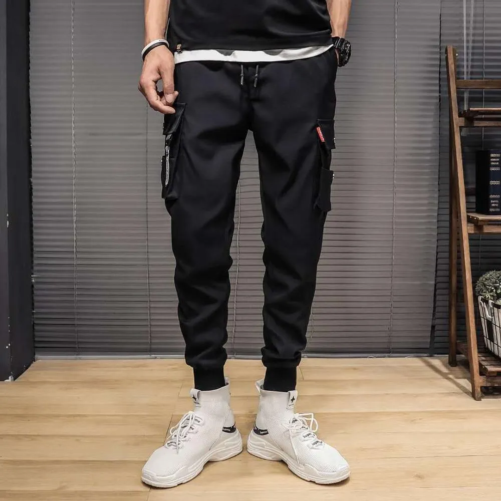 2021 Spring Cargo Pants Men Joggers Harajuku Sports Jogging Trousers Men's Clothing Male Tactical Streetwear