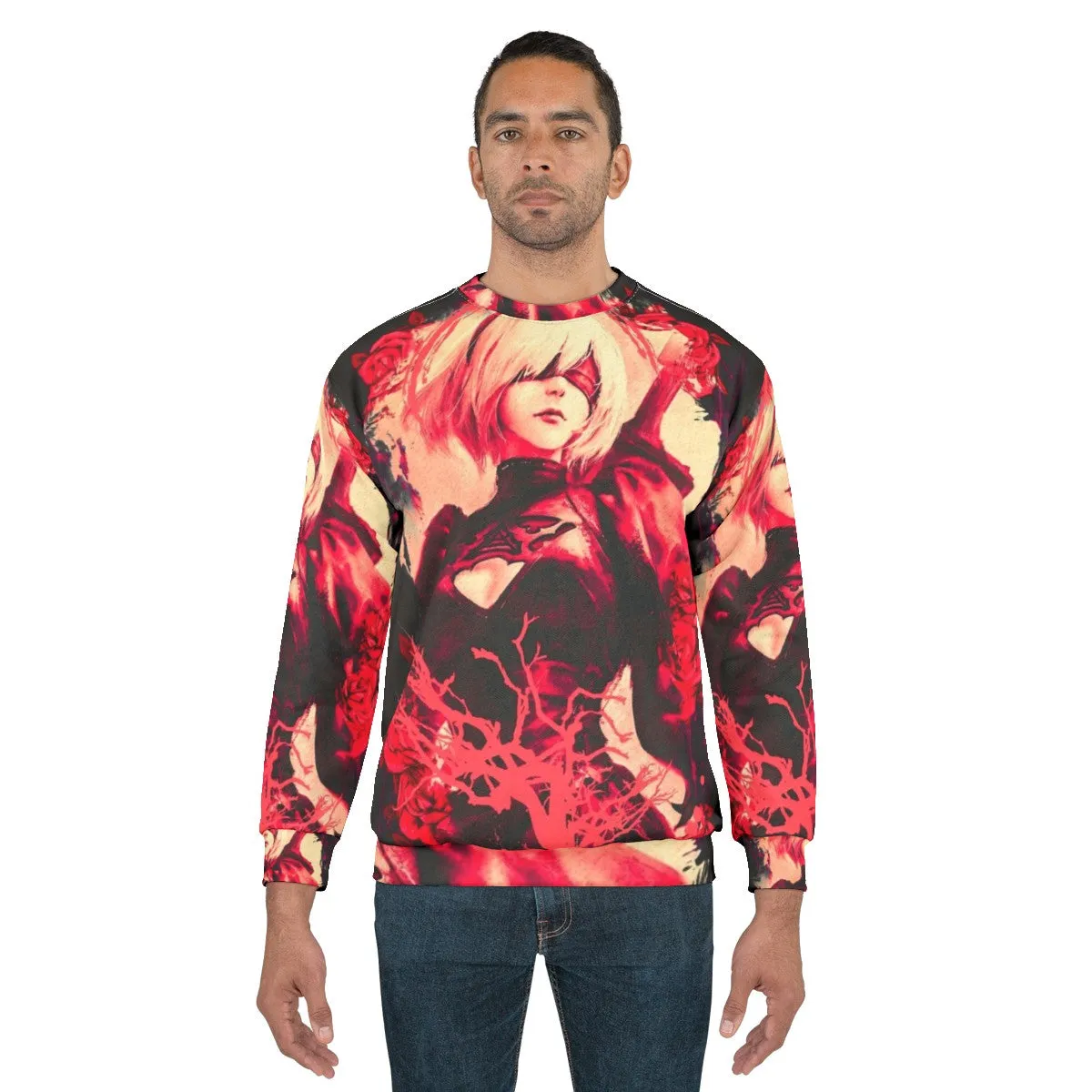 2B Nier Automata Sweatshirt - The Roses and Girl V2