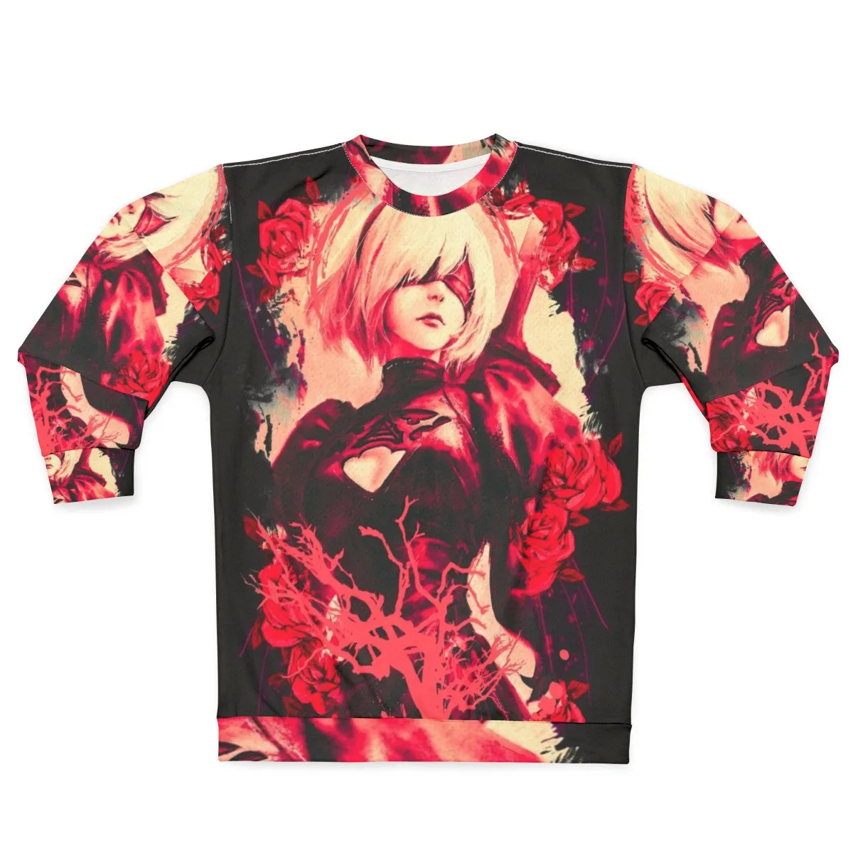 2B Nier Automata Sweatshirt - The Roses and Girl V2