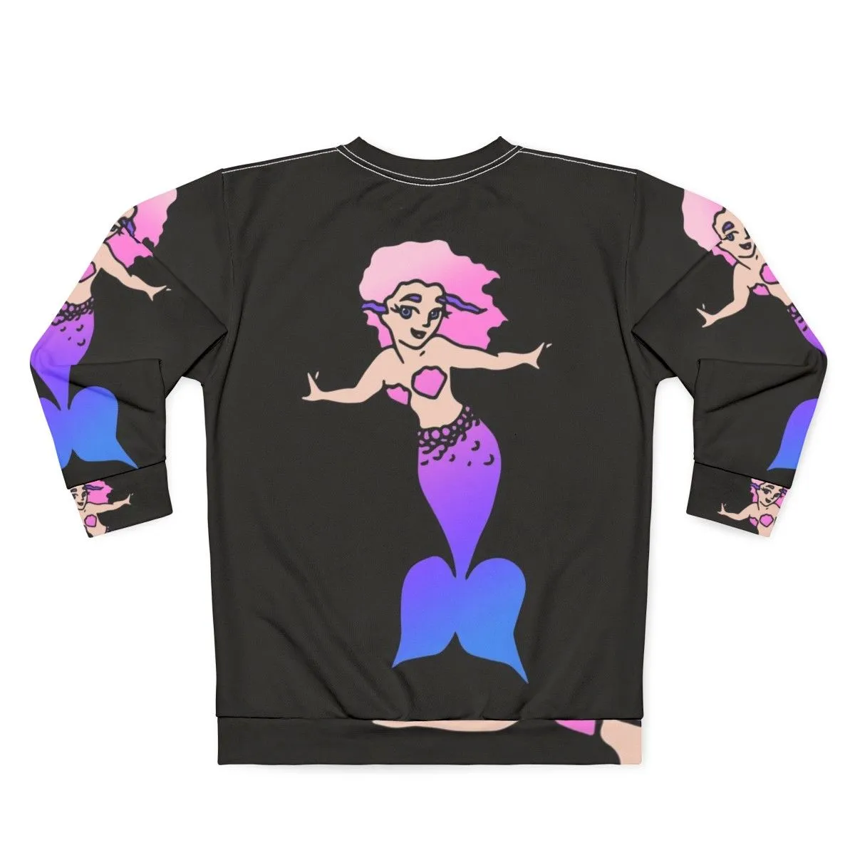 Adorable Mermaid Sweatshirt for Kids and Girls