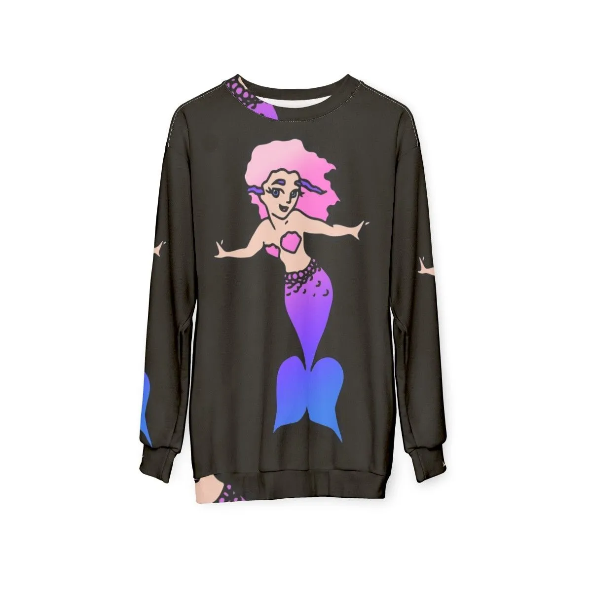 Adorable Mermaid Sweatshirt for Kids and Girls