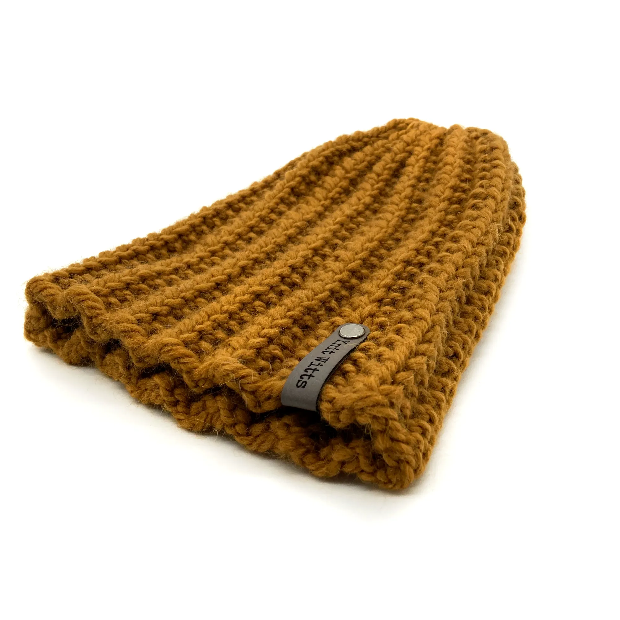 Adult Knit Beanie | Twist | Slouchy or Watchman cap | Knit Witts Global