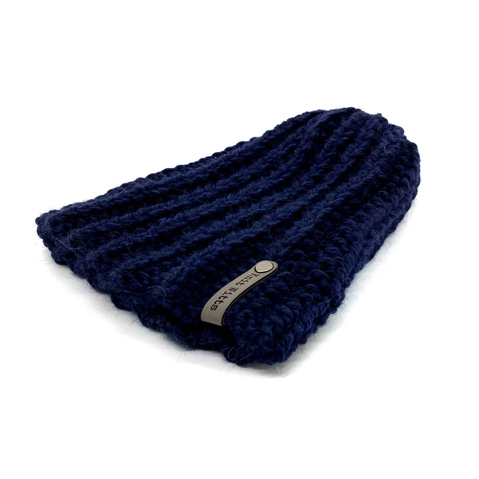 Adult Knit Beanie | Twist | Slouchy or Watchman cap | Knit Witts Global