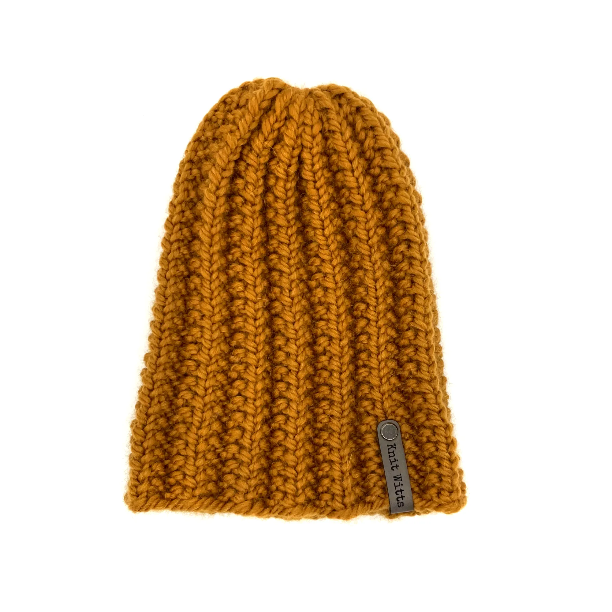 Adult Knit Beanie | Twist | Slouchy or Watchman cap | Knit Witts Global