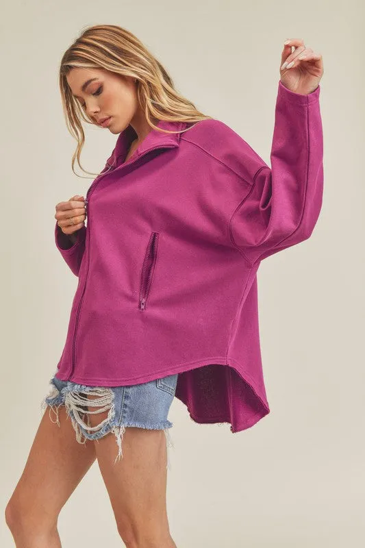 Aemi   Co Tina Oversized Dolman Sleeve Jacket