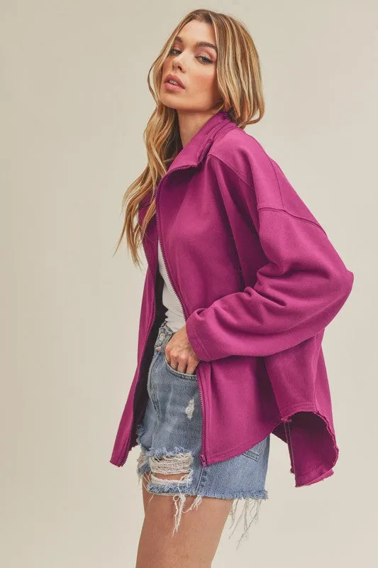 Aemi   Co Tina Oversized Dolman Sleeve Jacket