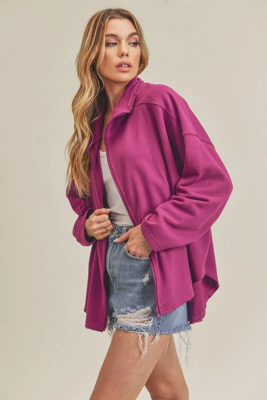 Aemi   Co Tina Oversized Dolman Sleeve Jacket