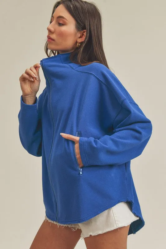 Aemi   Co Tina Oversized Dolman Sleeve Jacket