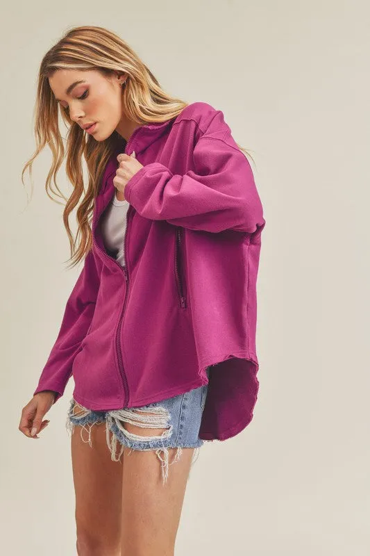 Aemi   Co Tina Oversized Dolman Sleeve Jacket