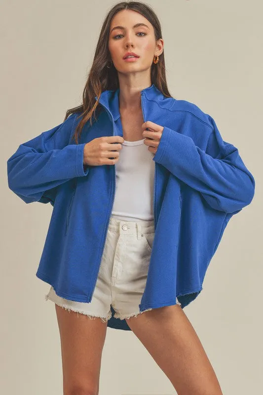 Aemi   Co Tina Oversized Dolman Sleeve Jacket