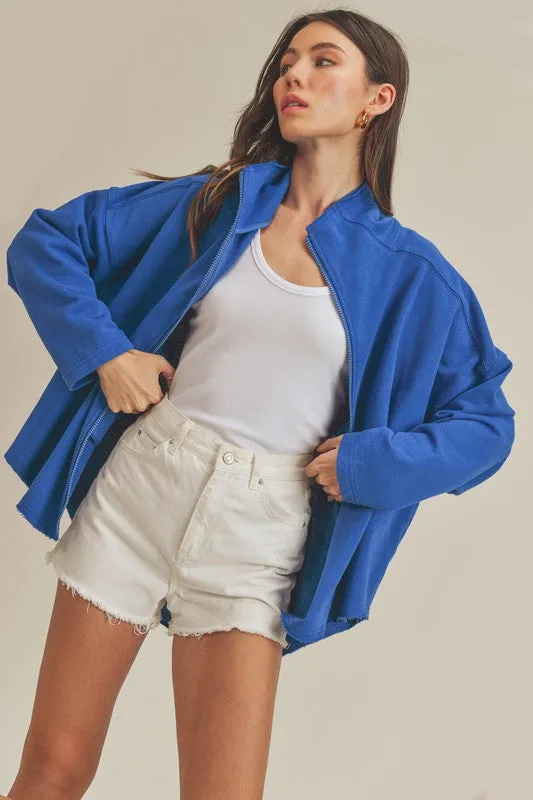 Aemi   Co Tina Oversized Dolman Sleeve Jacket