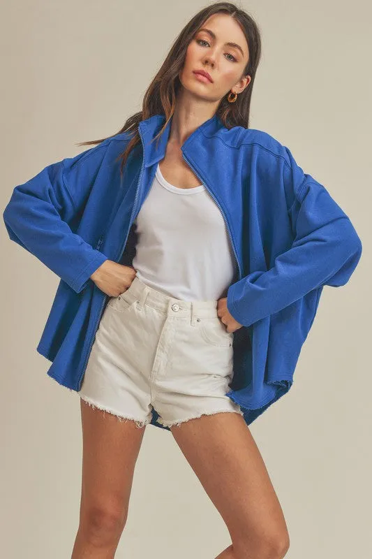 Aemi   Co Tina Oversized Dolman Sleeve Jacket