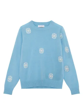 Alaska Sky Blue Cashmere Jumper