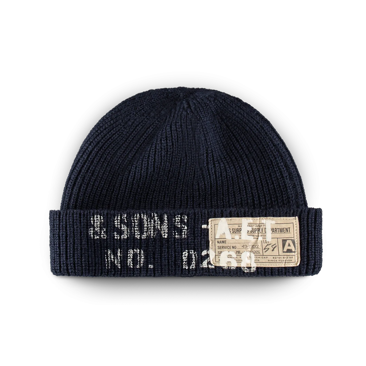 &SONS Tyvek Surplus Beanie Dark Navy