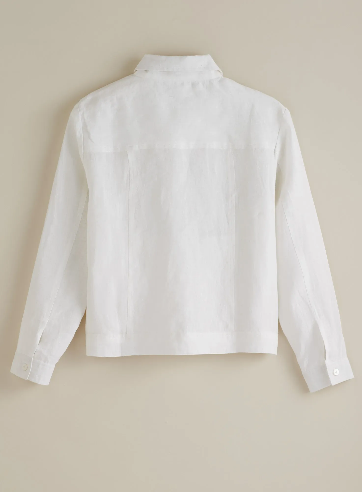 Arles European Linen Cropped Jacket