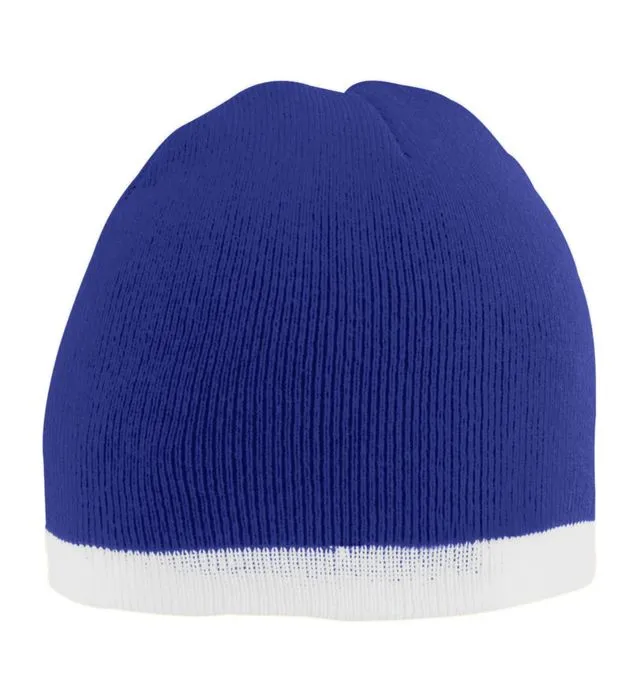 Augusta Two-Tone Knit Beanie