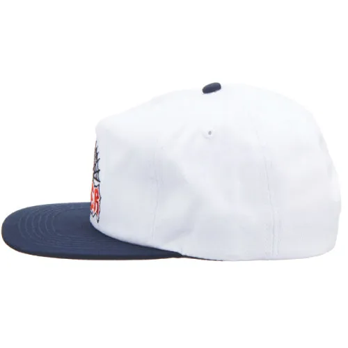 Baker Jollyman Snapback Hat - White/Navy