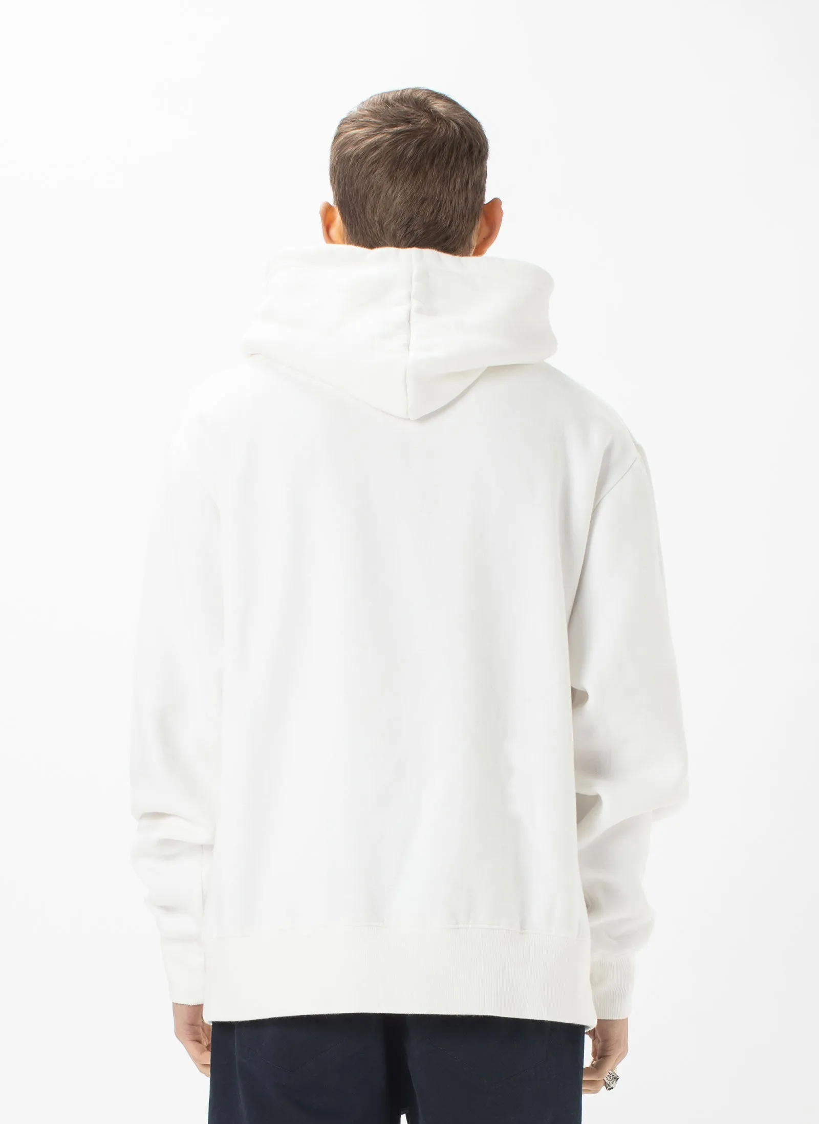 B.Bold Hood Sweatshirt White