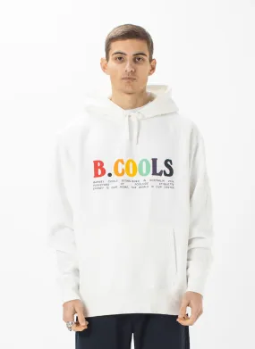 B.Bold Hood Sweatshirt White