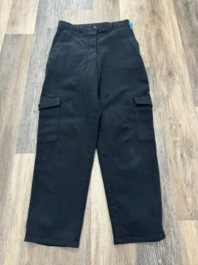 Black Pants Cargo & Utility Wilfred, Size 10