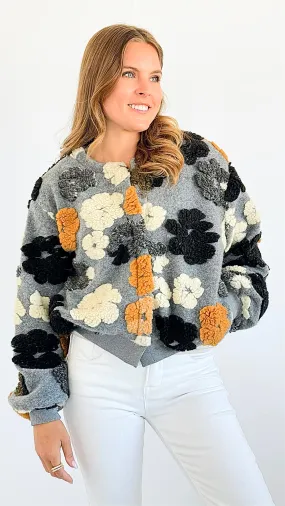 Bloomed Perfection Button-Up Jacket