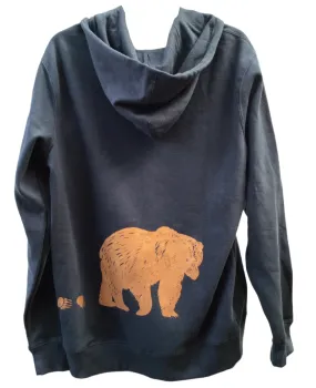 Brown Bear Zip Hoody Sweatshirt