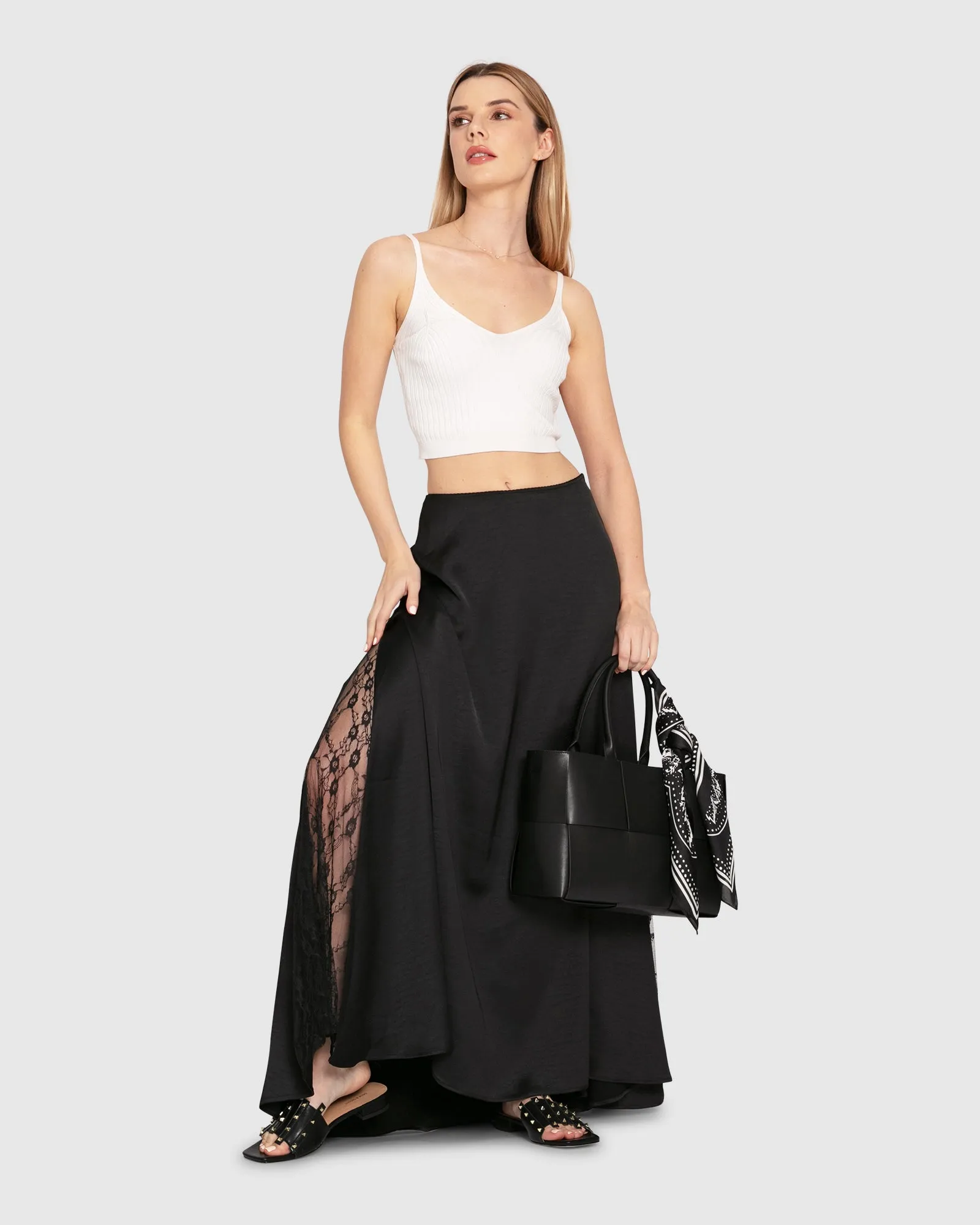 California Dreamin' Maxi Skirt - Black