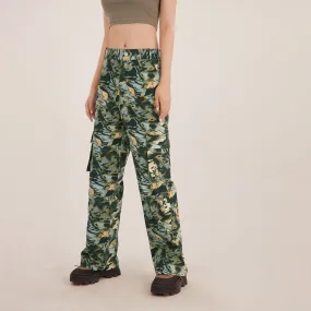 Camouflage Pocket Cargo Pants