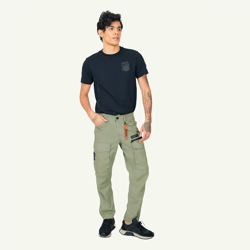 CARGO PANTS AVN PATCH MEN'S PANTS -  VETIVER