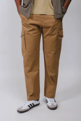 Cargo Pocket Zip Twill Pant