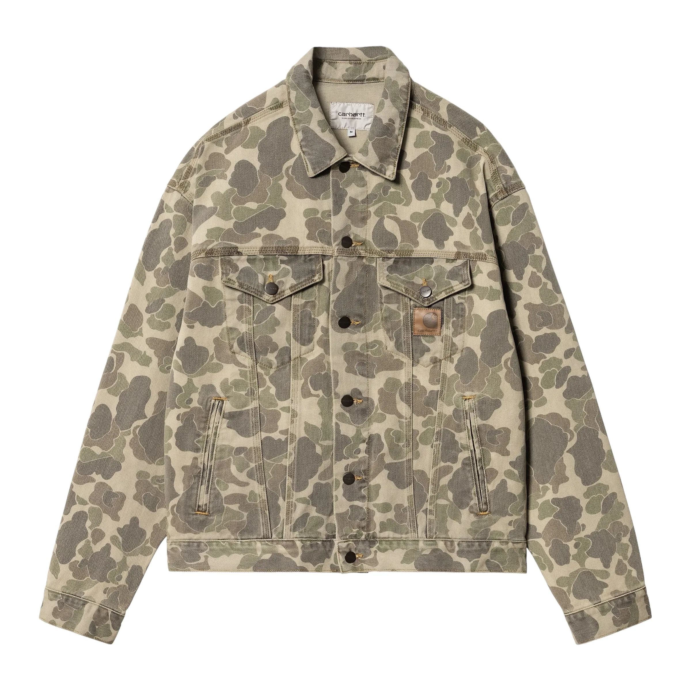 Carhartt WIP Duck Helston Jacket - Camo Duck/Black