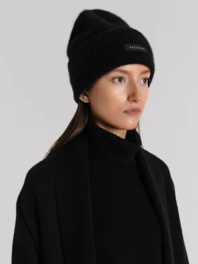 Cashmere beanie "Odny" - Black