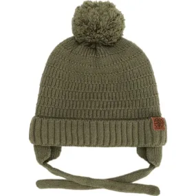Cashmere-Feel Knit Winter Hat - Olive