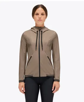 CAVALLERIA TOSCANA PERFORATED JERSEY HOODED SOFTSHELL LADIES