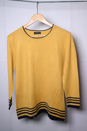 Claudia.c Yellow Cozy Small Sweatshirt