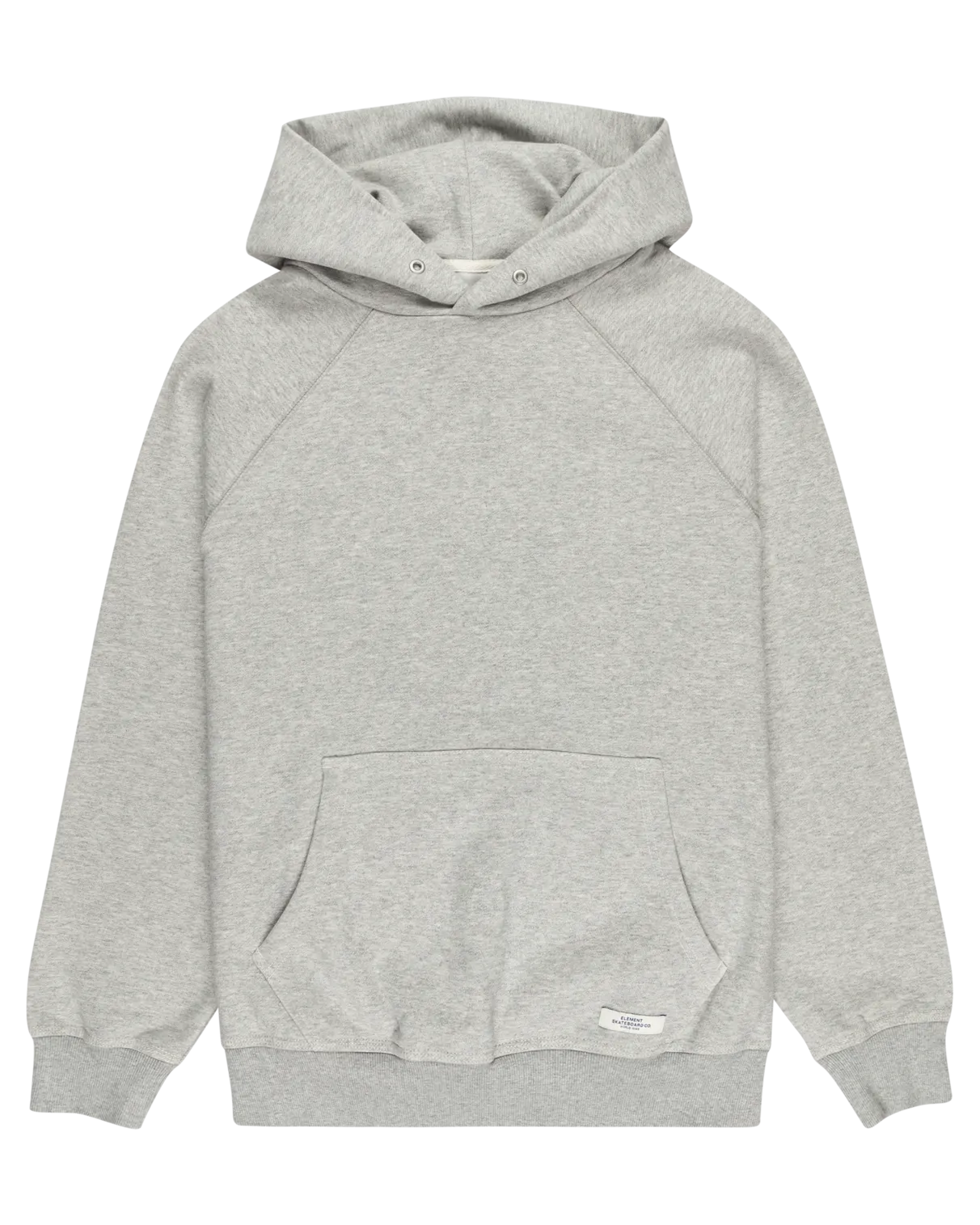 Cornell Crest Hoodie in Mid Grey Heather