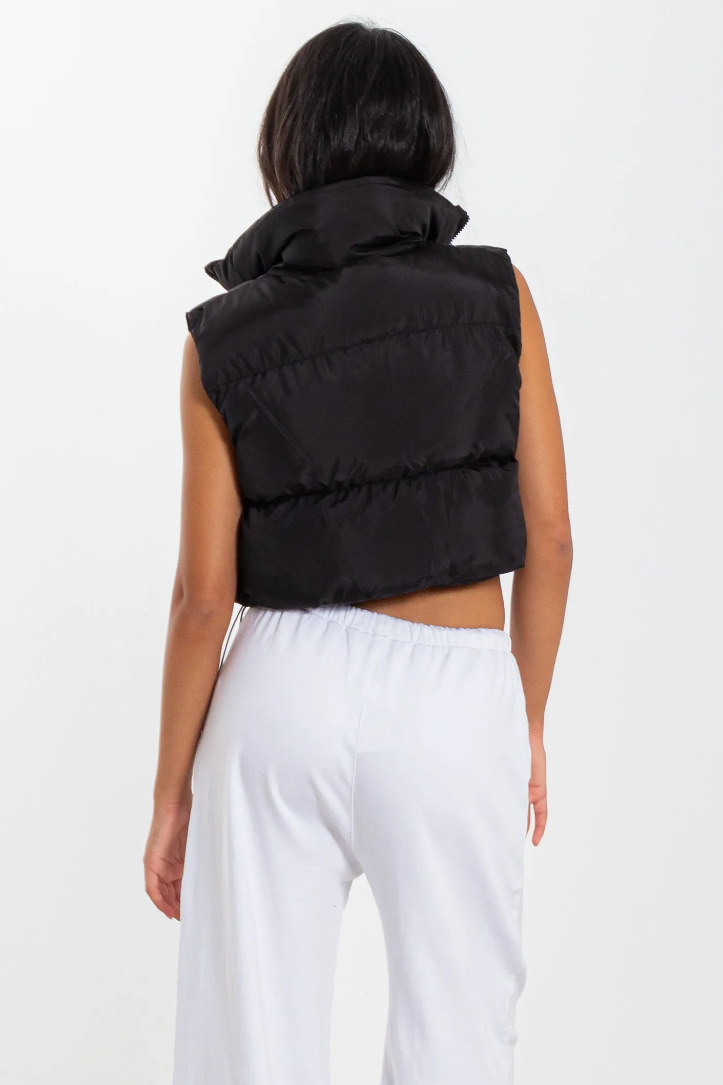 CROP PUFFER JACKET