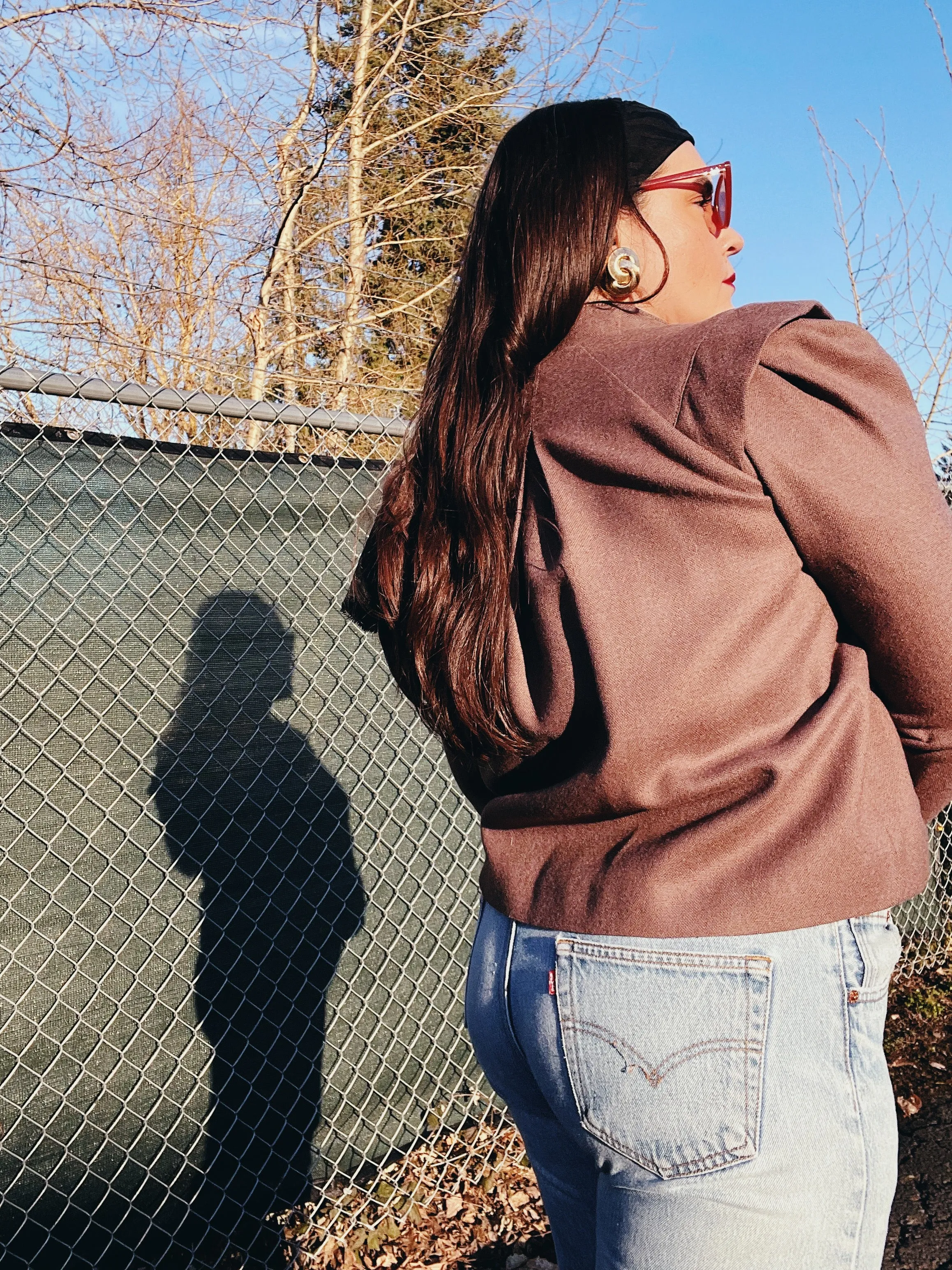 Cropped Swing Jacket