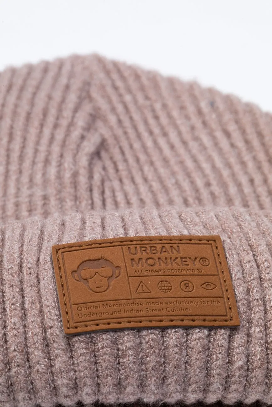 Cuffed Beanie // Sand Brown