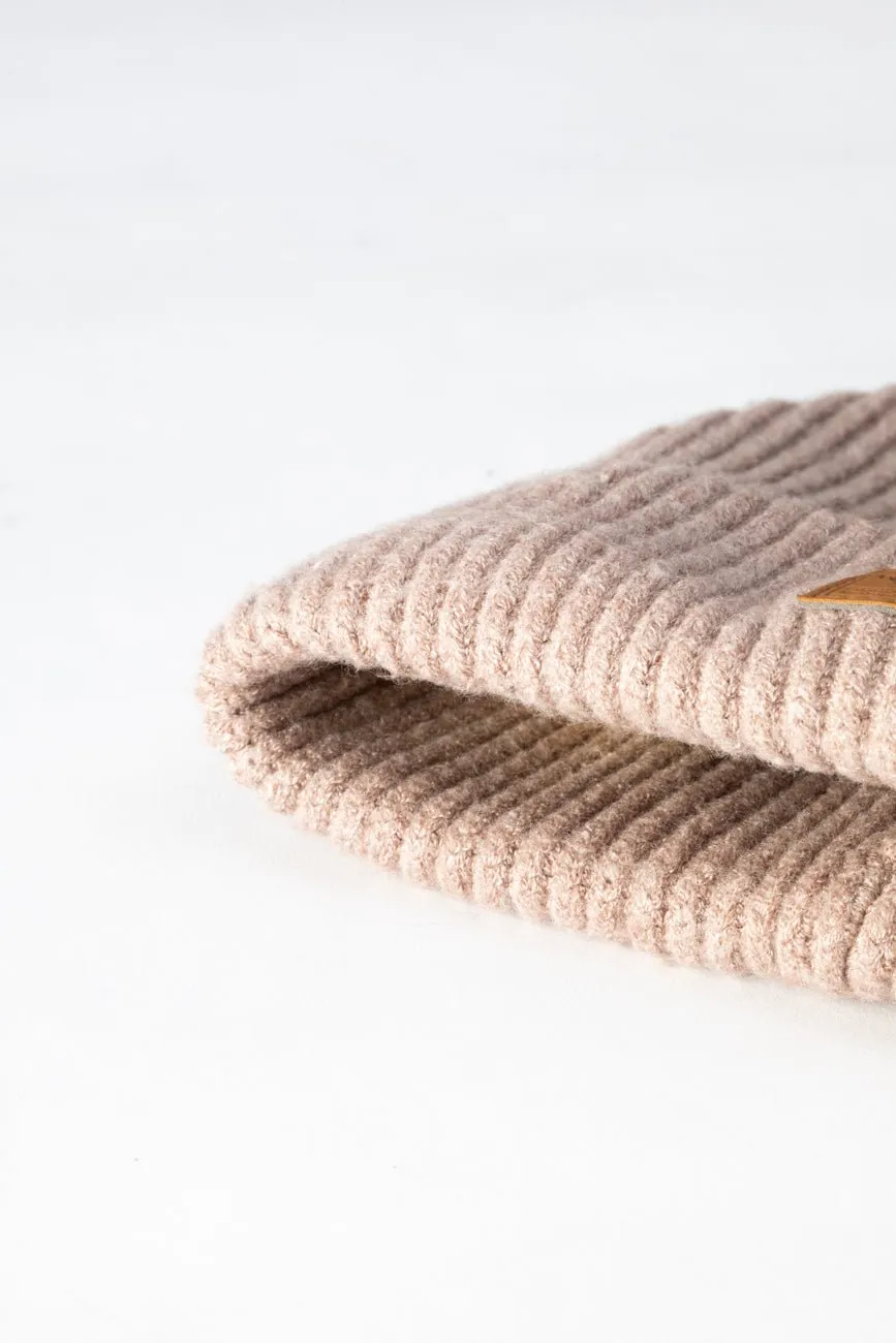 Cuffed Beanie // Sand Brown