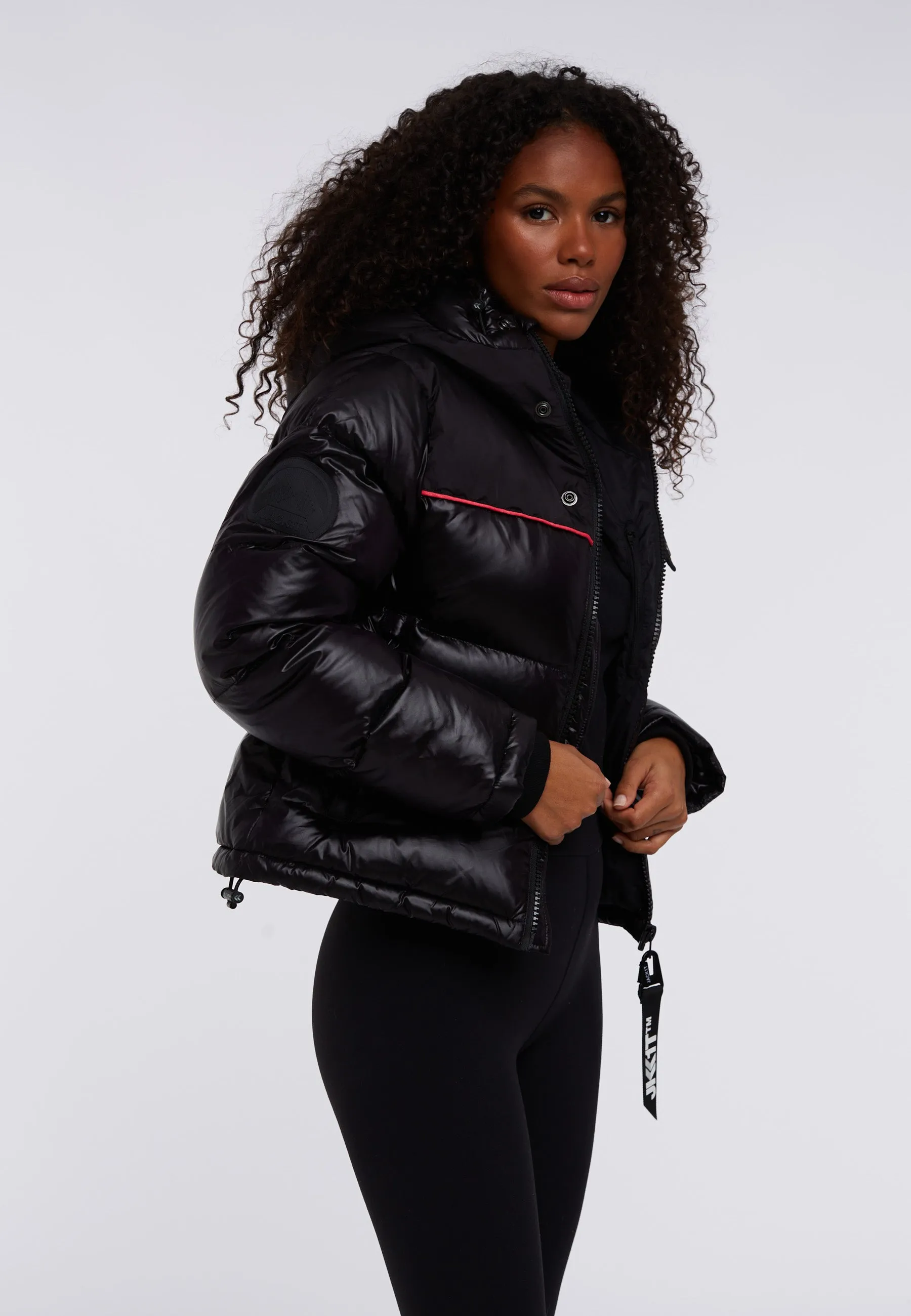 Diamond Down Crop Jacket