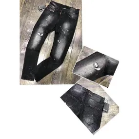 Dsquared2 Slim fit Black white patch Jeans