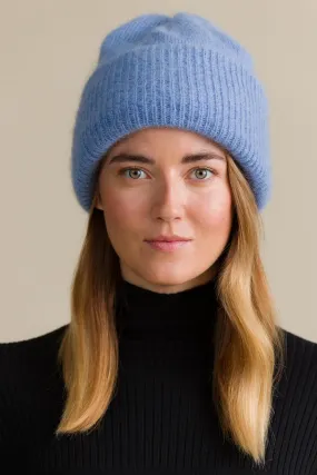 Emmi Mohair Beanie Blue