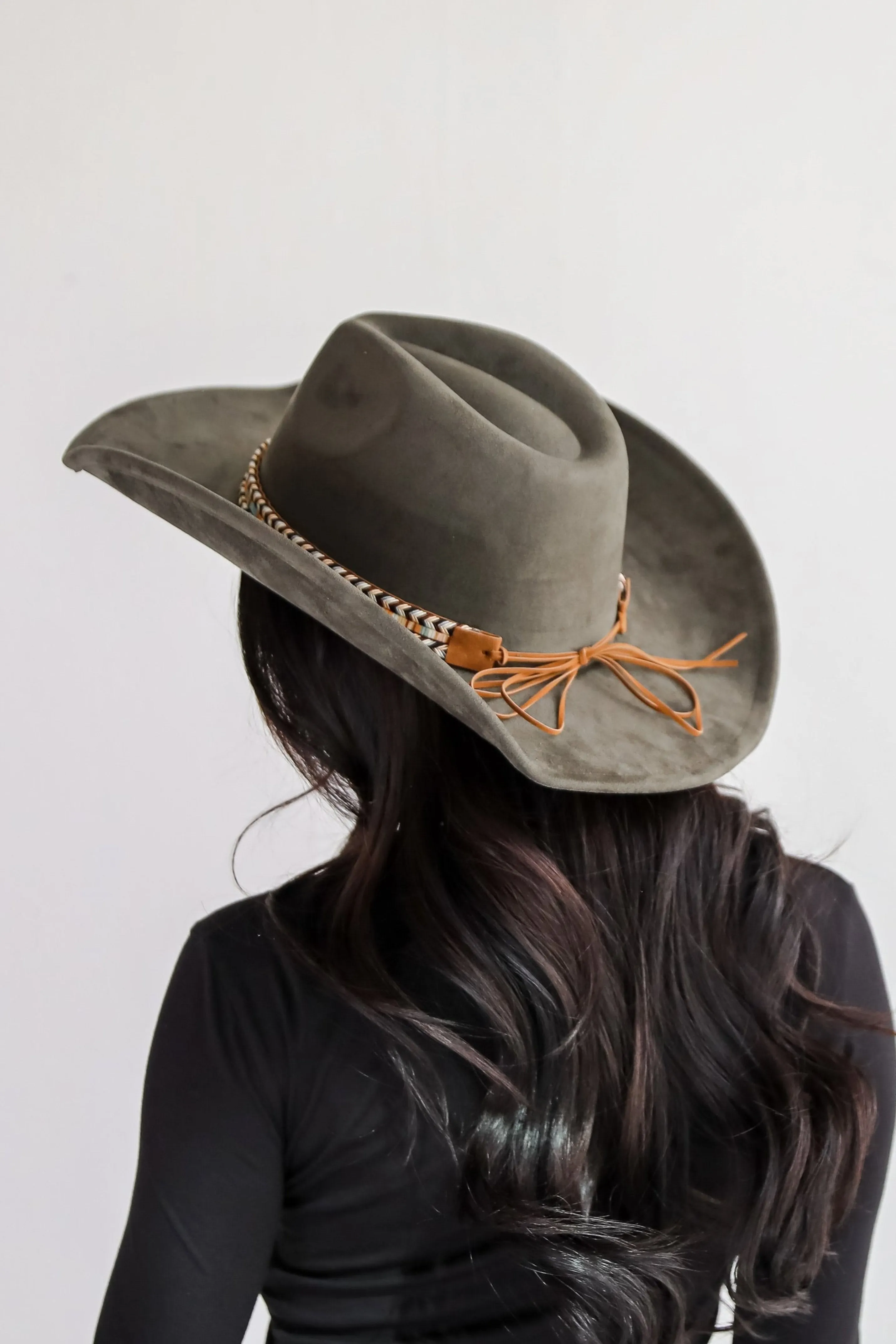 FINAL SALE - Rodeo Charm Fedora Western Wide Brim Hat