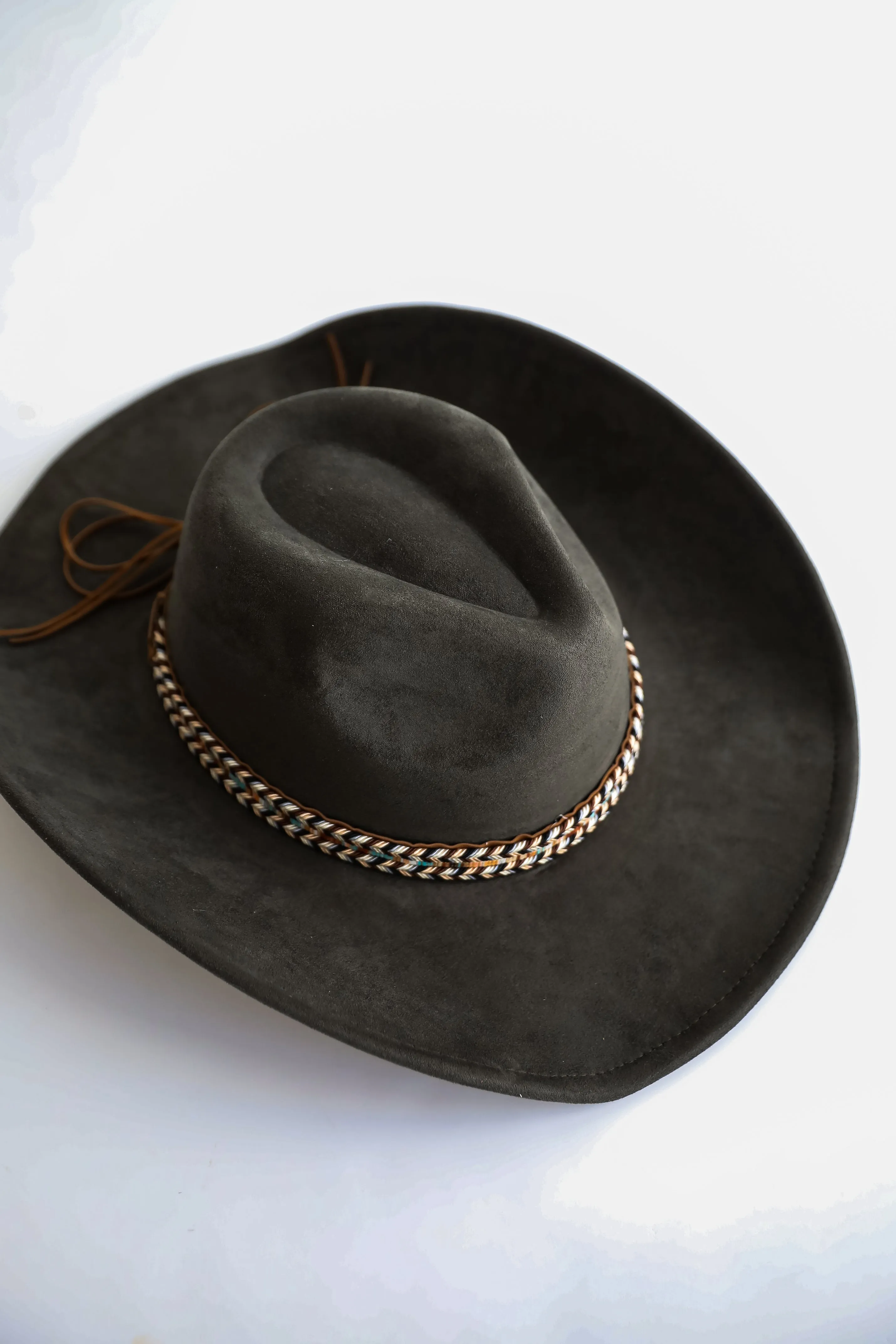 FINAL SALE - Rodeo Charm Fedora Western Wide Brim Hat