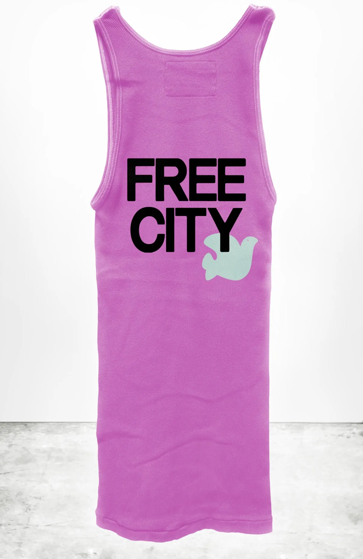 FREE CITY SUPERVINTAGE TANK TOP - PINKLIPS