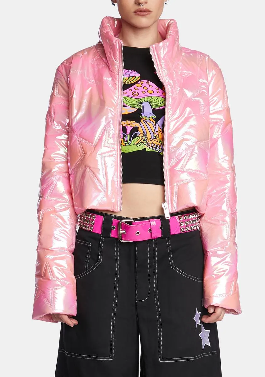 Galactic Glaze Puffer Jacket