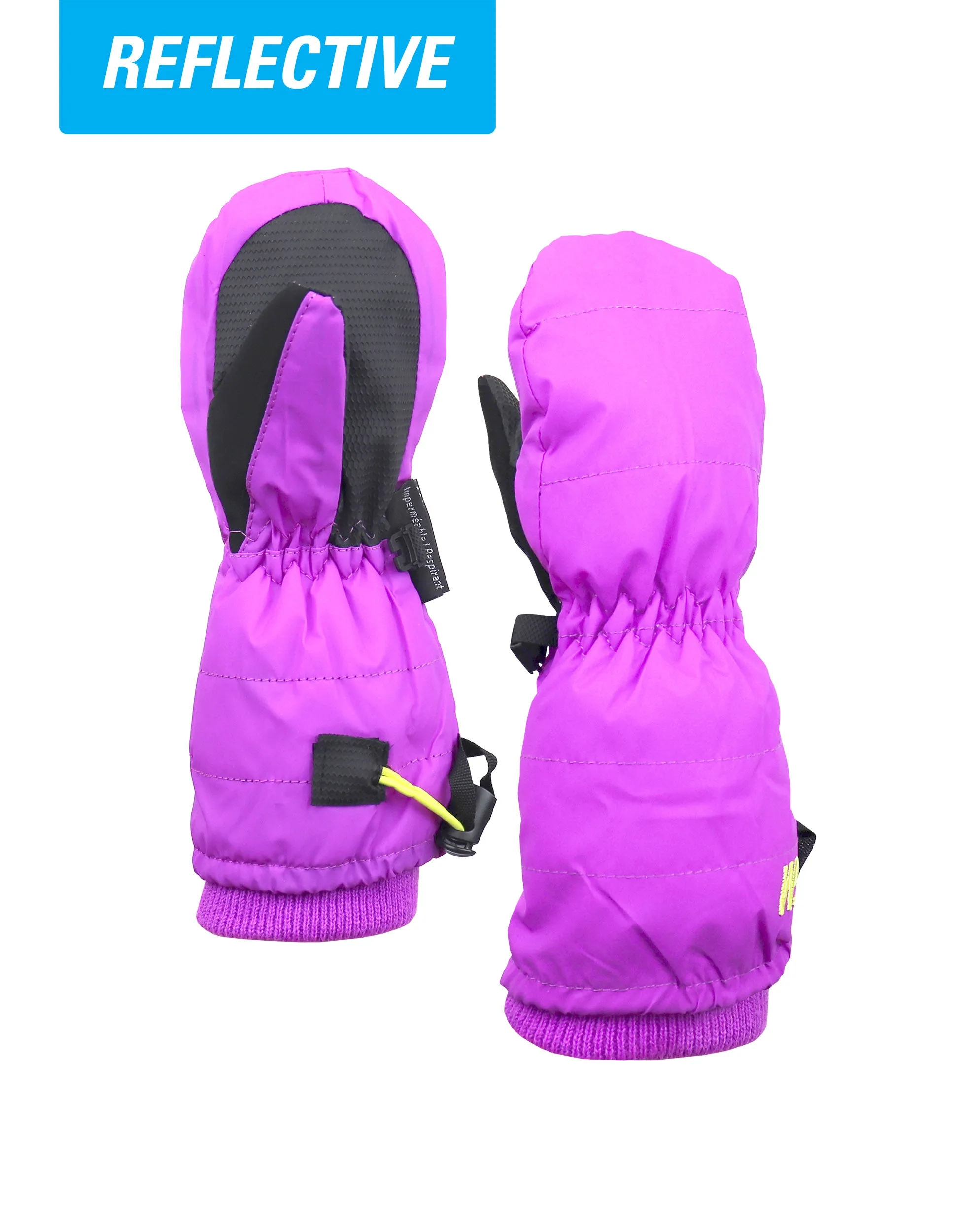 GIRLS 2-6X REFLECTIVE PUFFER MITTEN