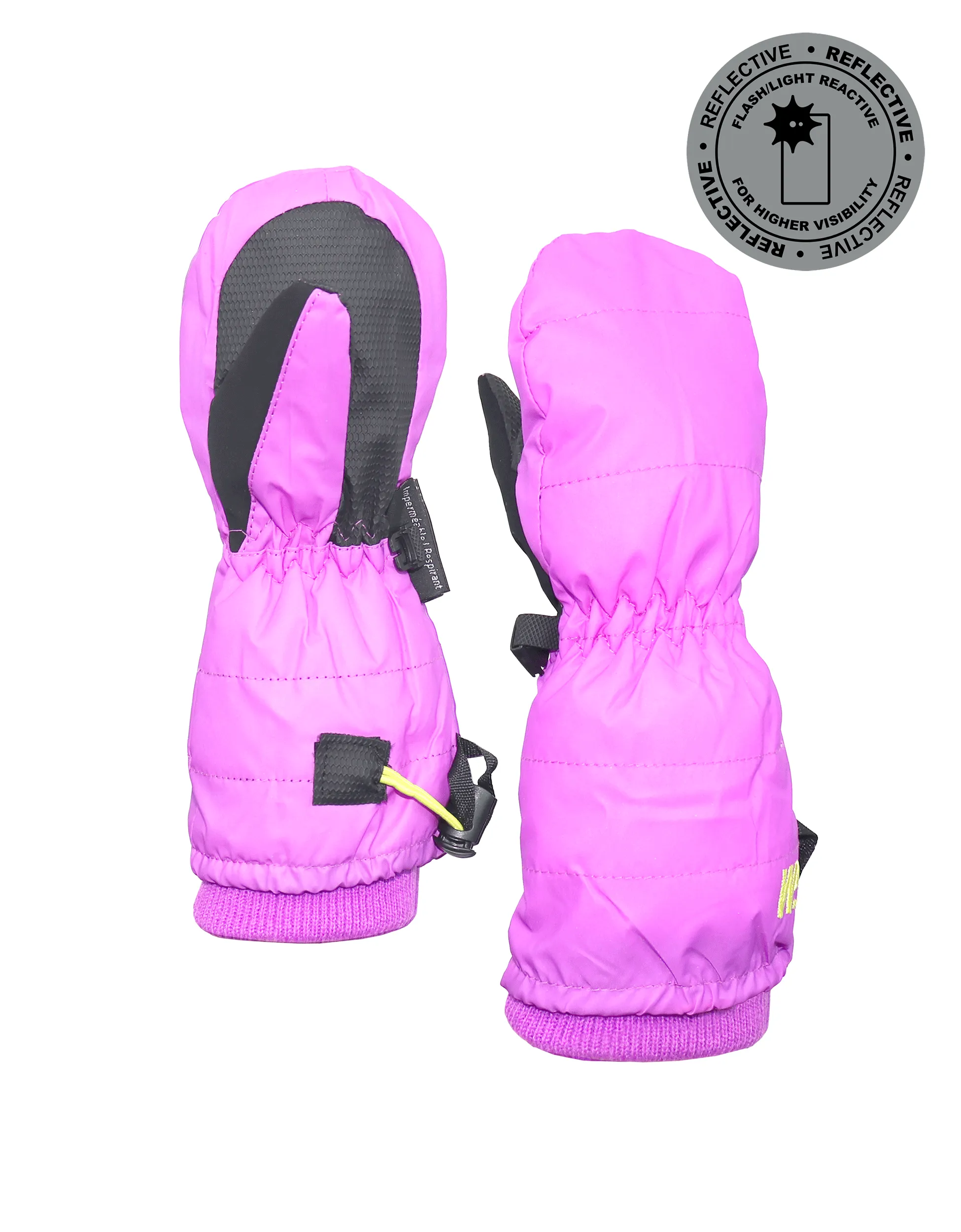 GIRLS 2-6X REFLECTIVE PUFFER MITTEN